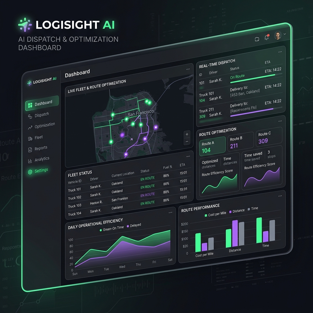 AI Logistics Telemetry & Route Optimization Engine