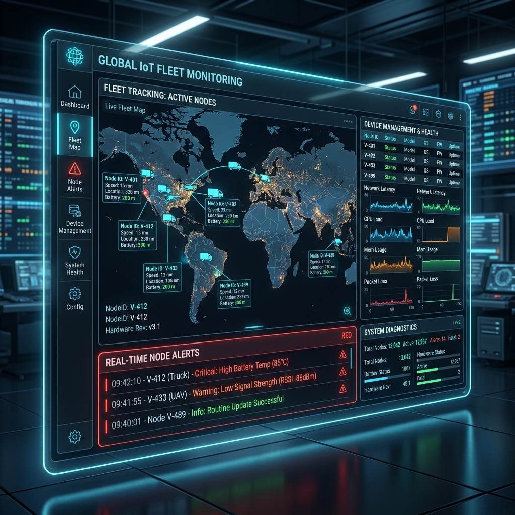 IoT Connected Hardware Fleet Telemetry